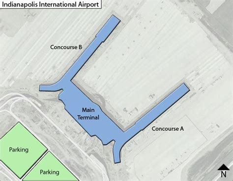 Indianapolis Airport Map | IND Terminal Guide