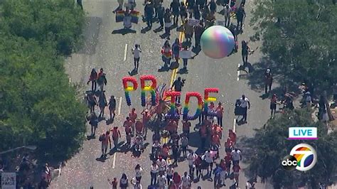 Los Angeles Pride Parade draws thousands of revelers to West Hollywood ...