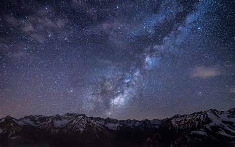 600x1024 resolution | brown mountain, stars, night, landscape, starry ...