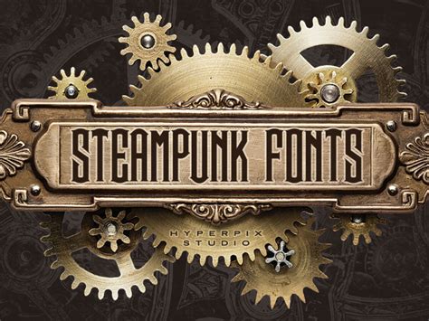 Victorian Steampunk Font