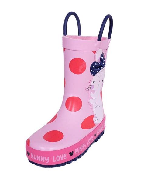 Children's Rain Boots Natural Rubber - Rabbit-pink - CA1800KZ48S | Kids ...