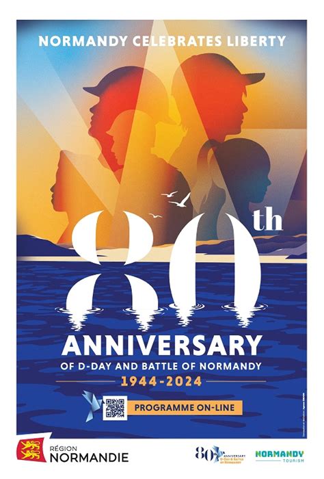 1944-2024, anniversary of D-Day and the Battle of Normandy 80ème ...