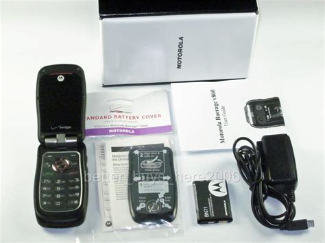 New Motorola Barrage V860 Rugged Verizon With Camera Military Flip Phone | eBay