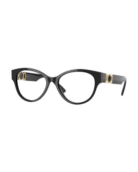 Versace Ve3313 Black Cat Eye Frames | Lyst