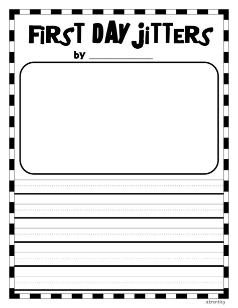 First Day Jitters Worksheets - Printable Word Searches