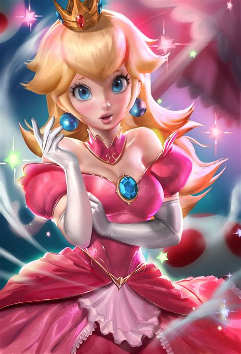 Pin by mascaby on Nintendo | Super mario art, Peach mario, Peach art