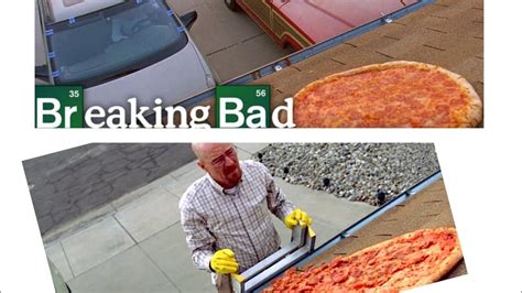 #Breakingbad #Pizza #Prank Tossing a pizza on my mates roof - YouTube