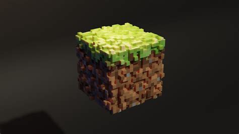 3D model Minecraft cube 3D model VR / AR / low-poly | CGTrader