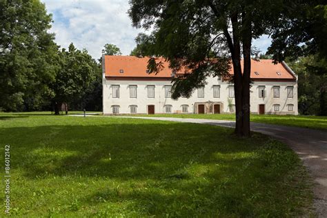 Novi Dvori Jelacicevi Castle in Zapresic, Croatia Stock Photo | Adobe Stock