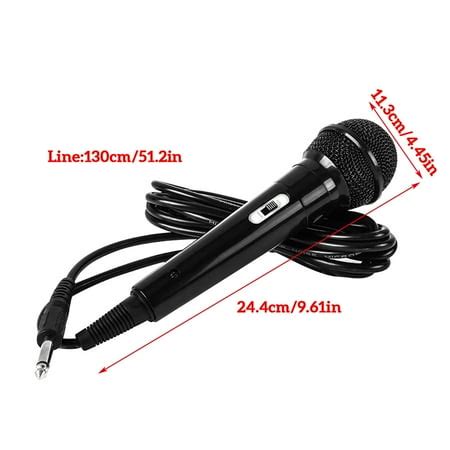 Dynamic Microphone for Speech Wired Microphone for Singing Corded Home Microphone Handheld Wired ...