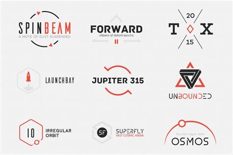 10 Futuristic Logos Pack | Branding & Logo Templates ~ Creative Market