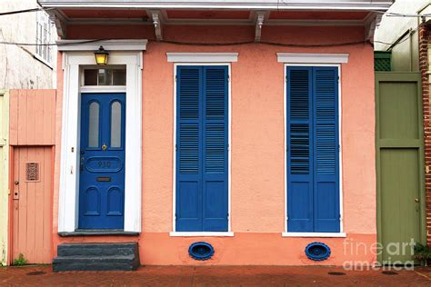 Row House Colors New Orleans Photograph by John Rizzuto - Fine Art America