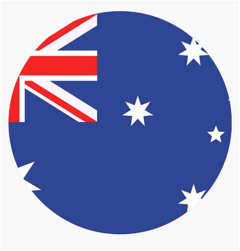 Australian Flag Round - United Australia New Zealand Flag, HD Png ...