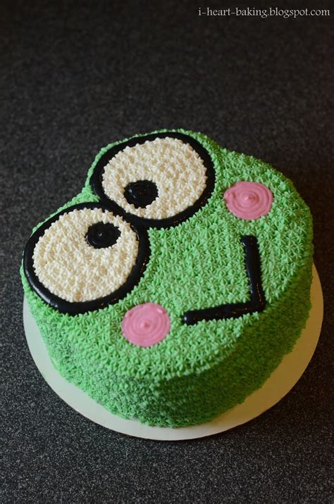 i heart baking!: mint chocolate keroppi cake