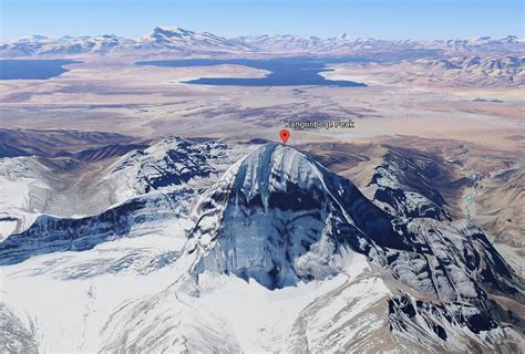 AERIAL VIEW OF MOUNT KAILASH