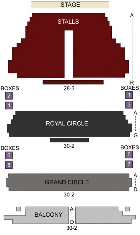 Wyndhams Theatre, London - Seating Chart & Stage - London Theatreland