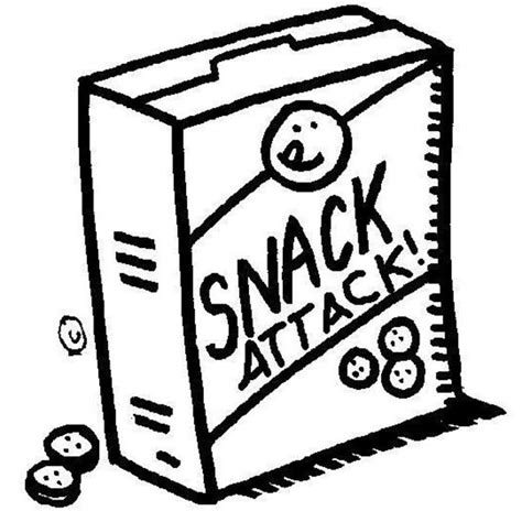 snacks clipart black and white 10 free Cliparts | Download images on Clipground 2024