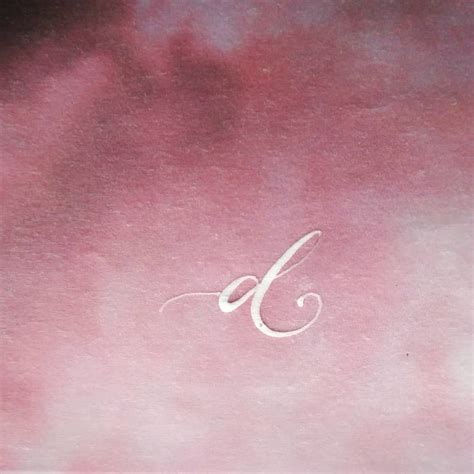 Modern calligraphy alphabet - lowercase d | Hand typography, Calligraphy alphabet, Modern ...