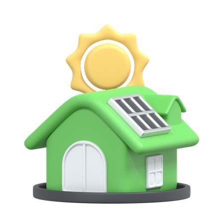 670 3D Solar Home Illustrations - Free in PNG, BLEND, GLTF - IconScout