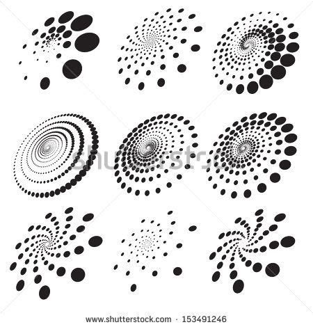 Dot set Vector, design element | Dot pattern vector, Dot art painting, Dot tattoos