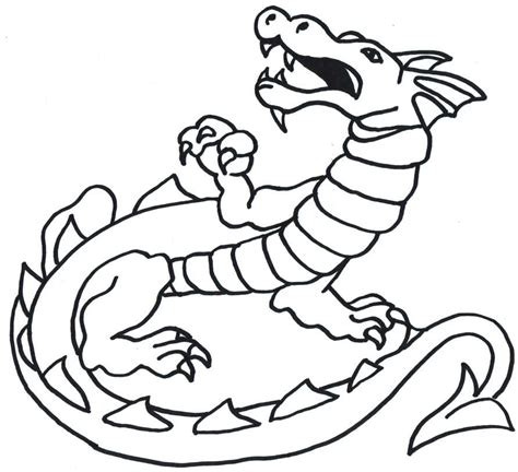 Dragon Outline Pictures - ClipArt Best