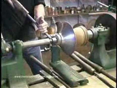 the art of metal spinning - YouTube