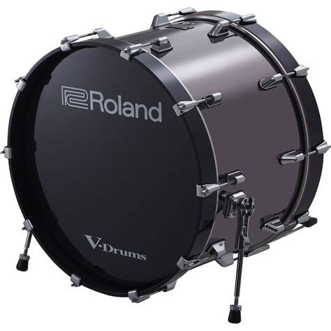 Roland KD-220 V-Drums 22" Bass Drum (Black Chrome) KD-220-BC B&H