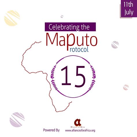 CELEBRATING THE MAPUTO PROTOCOL AT 15. - AFA