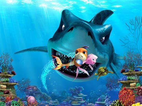 Download Ocean Coral Fish Shark 3D Movie The Reef 2: High Tide Image