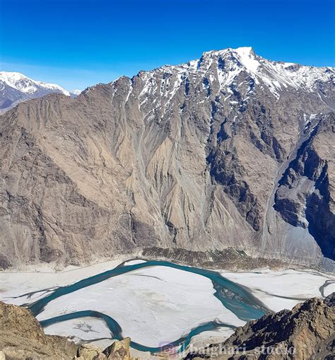 Location: Karakoram Mountains, Northern Pakistan, Indus River from 1200 ...