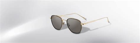 Luxury sunglasses for women, rimless, golden finish - Cartier