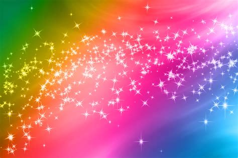 Rainbow Glitter Sparkle Background Gráfico por Rizu Designs · Creative Fabrica