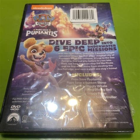 Paw Patrol: Pups Save Puplantis [New DVD] Ac-3/Dolby Digital, Dolby, Dubbed, S 191329200360 | eBay