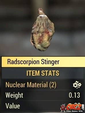 Fallout 76: Radscorpion Stinger - Orcz.com, The Video Games Wiki