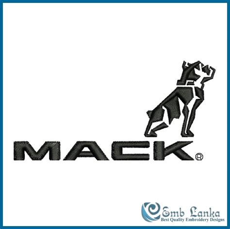 Mack Truck Logo Embroidery Design | Emblanka.com