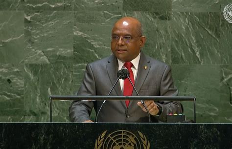 The President of UNGA 76, Abdulla Shahid of the Maldives, Shahid ...