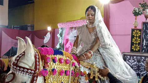 Bihar Bride Leads Baraat on Horse in This Unique Wedding Entry