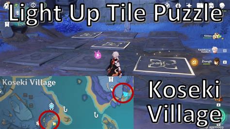 [Tile] Light Up Tile Puzzle In Koseki Village - YouTube