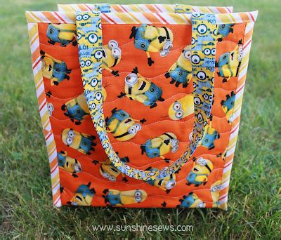 SunShine Sews...: Quilted 1 in a Minion Bag