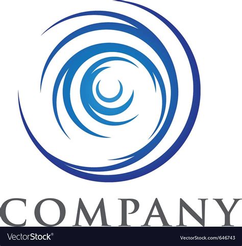 Swirl logo Royalty Free Vector Image - VectorStock | Vector free, Business icons vector, Vector logo