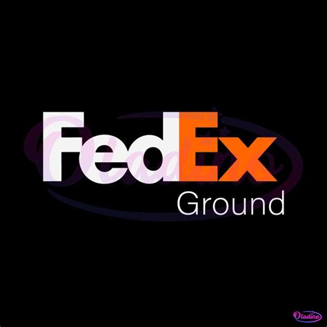 Vintage FedEx Ground Logo SVG Graphic Design File