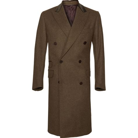 Paul smith Chesterfield Coat in Green for Men (sage) | Lyst