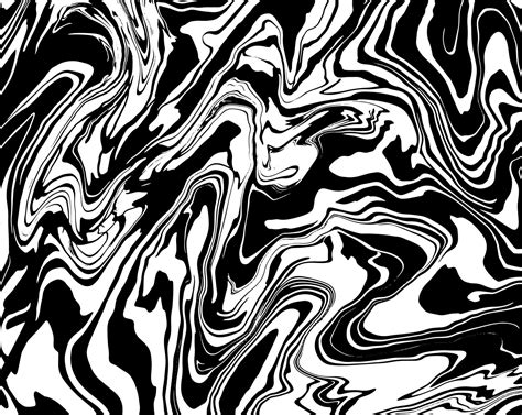 Black and white abstract marble texture. Monochrome abstract background. Vector illustration ...