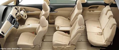 New Toyota Estima Hybrid: Shell (Beige) interior