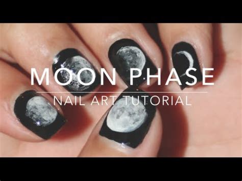 Moon Phase | Nail Art Tutorial - YouTube