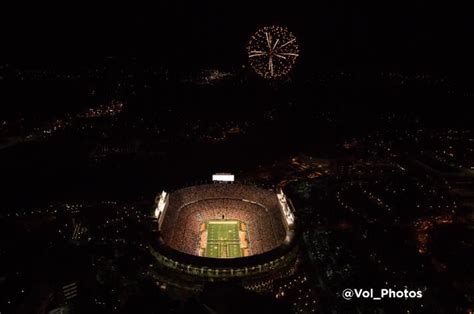 Fireworks over Neyland...Oct. 25, 2014 | Alabama vs tennessee, Tennessee game, Neyland stadium