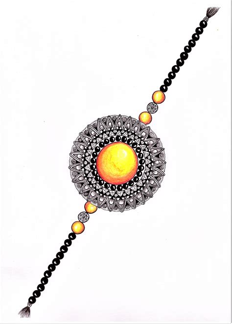 Raksha Bandhan special Rakhi Mandala art | Mandala design art, Mandala ...