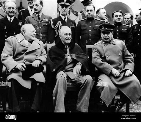 events, Second World War / WWII, conferences, Yalta Conference, 4.2. ...