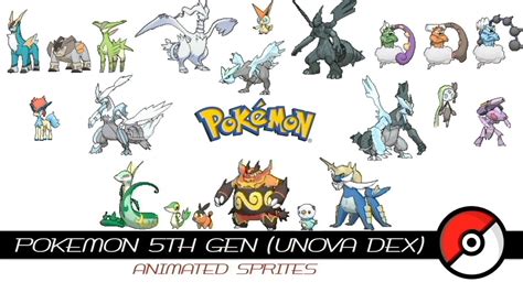 Pokemon Gen 5 Sprites Animated - img-Abay