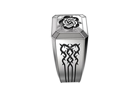 Devil May Cry Nero Rose ring 3D print model | 3D models download ...